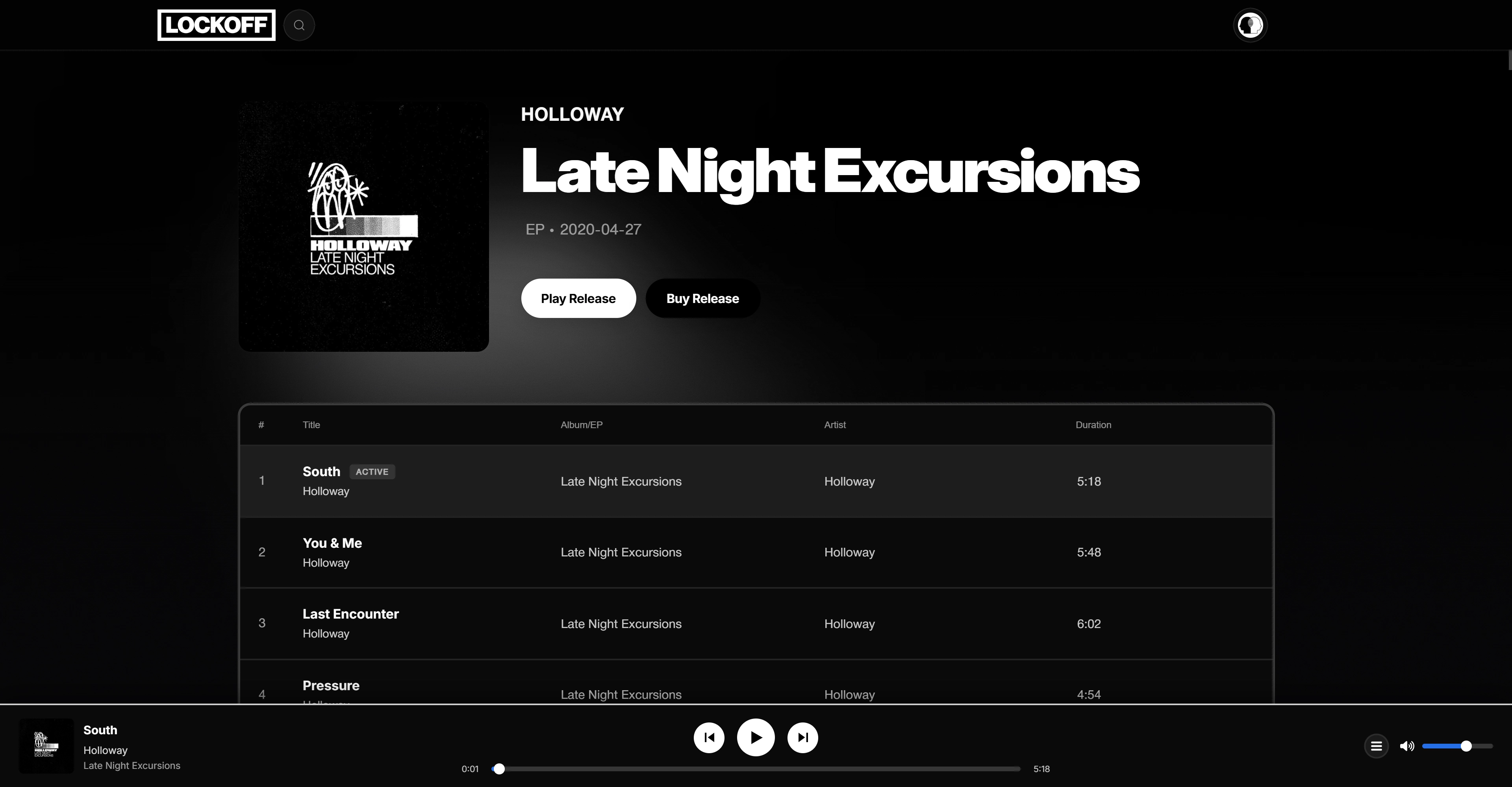 Lockoff Late Night Excursions preview