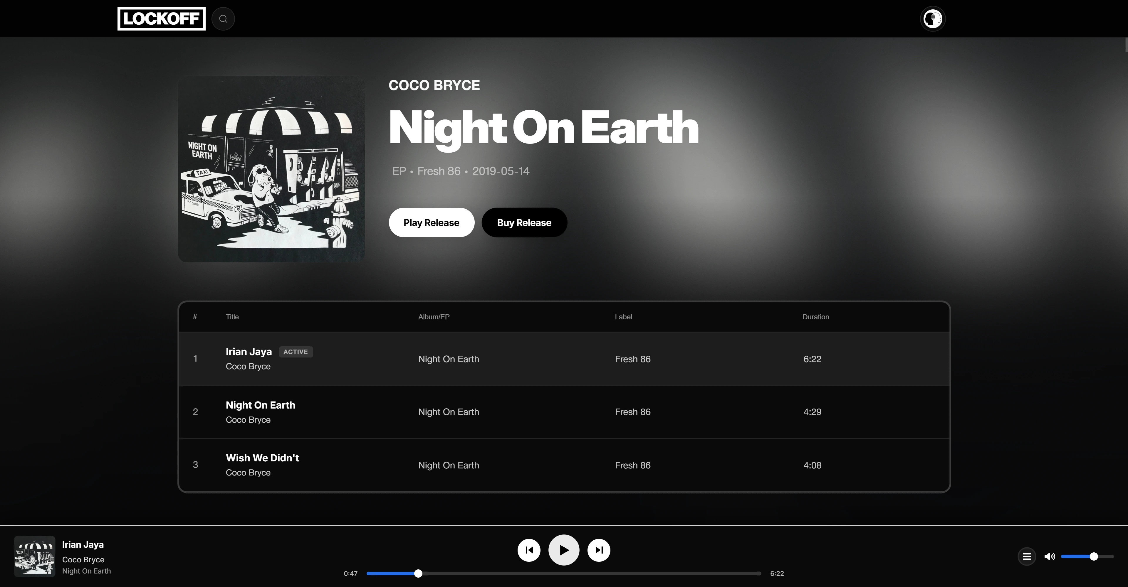 Lockoff Night On Earth preview