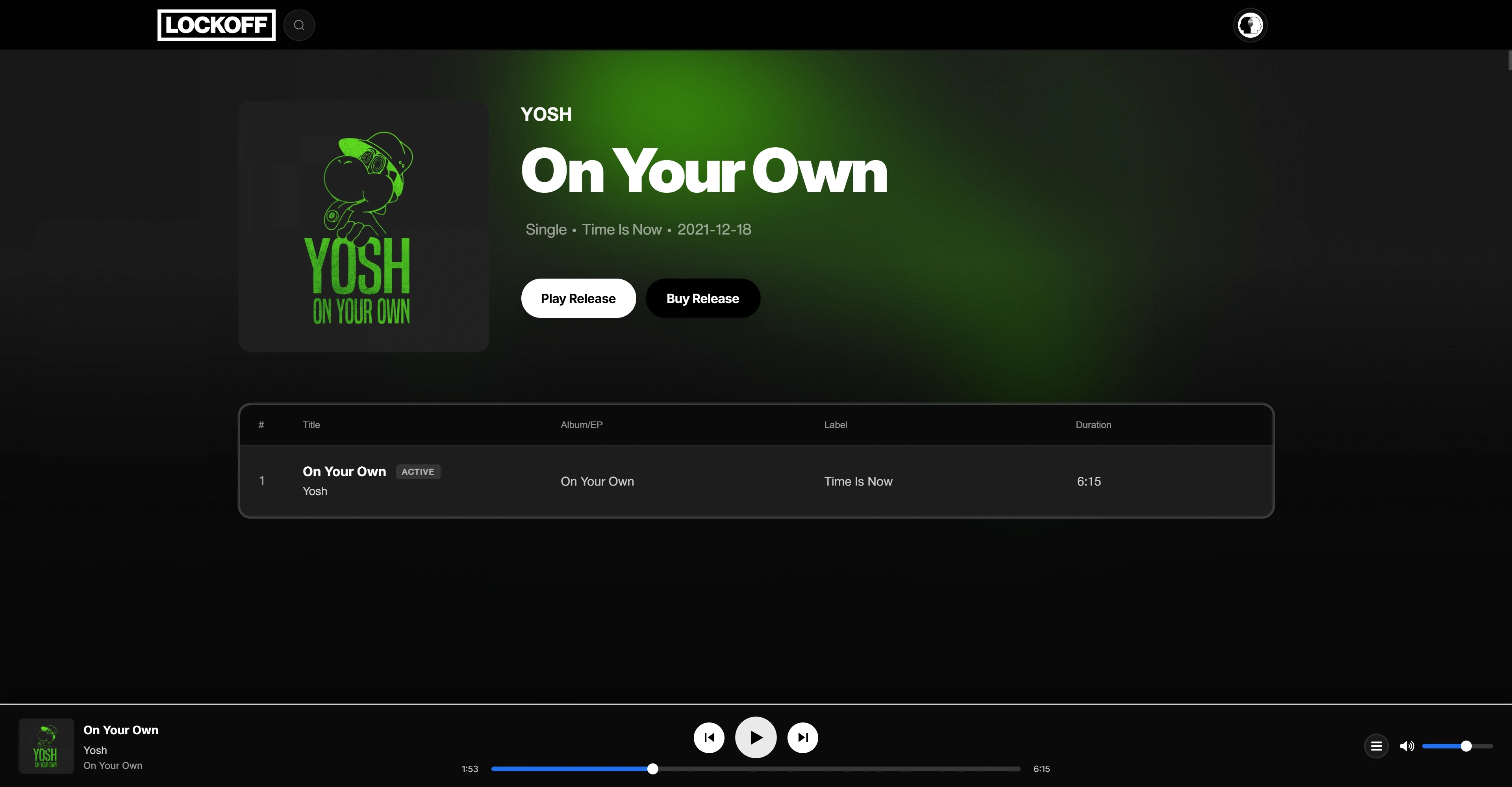 Lockoff On Your Own preview