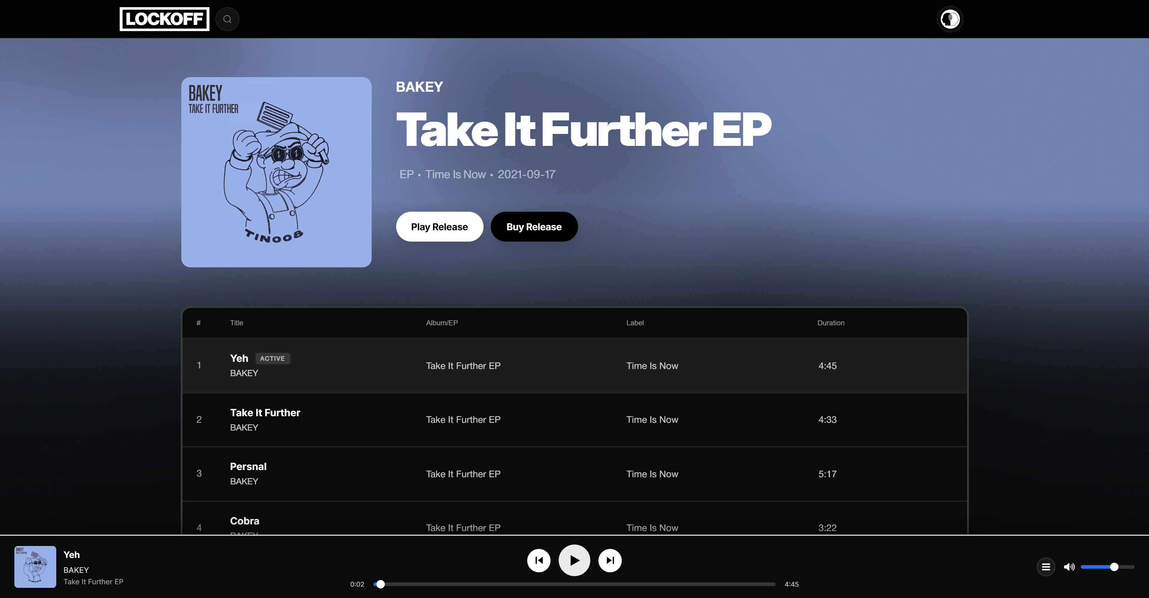 Lockoff Take It Further EP preview